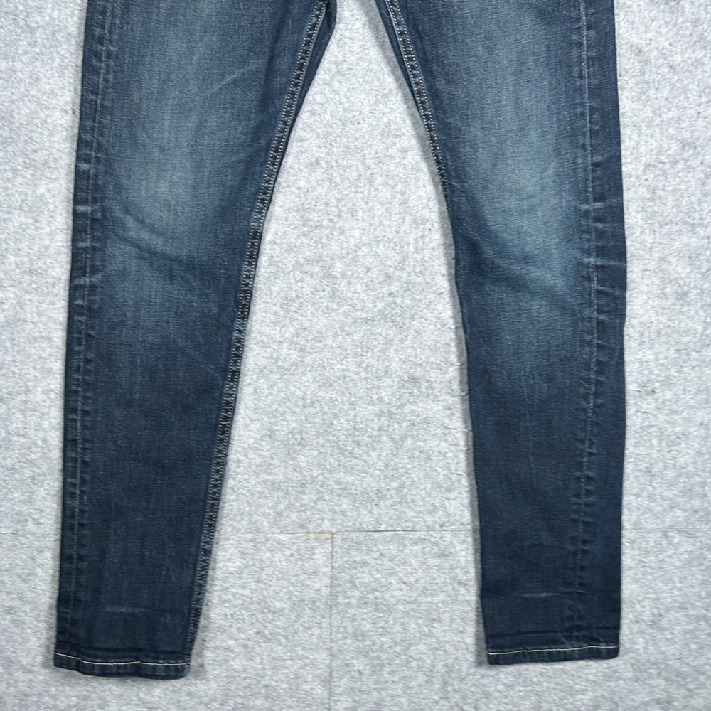 Levi's 510 Denim Jeans Mens 31x32 Blue Skinny Fit Stretch workwear dark wash - Picture 2 of 16
